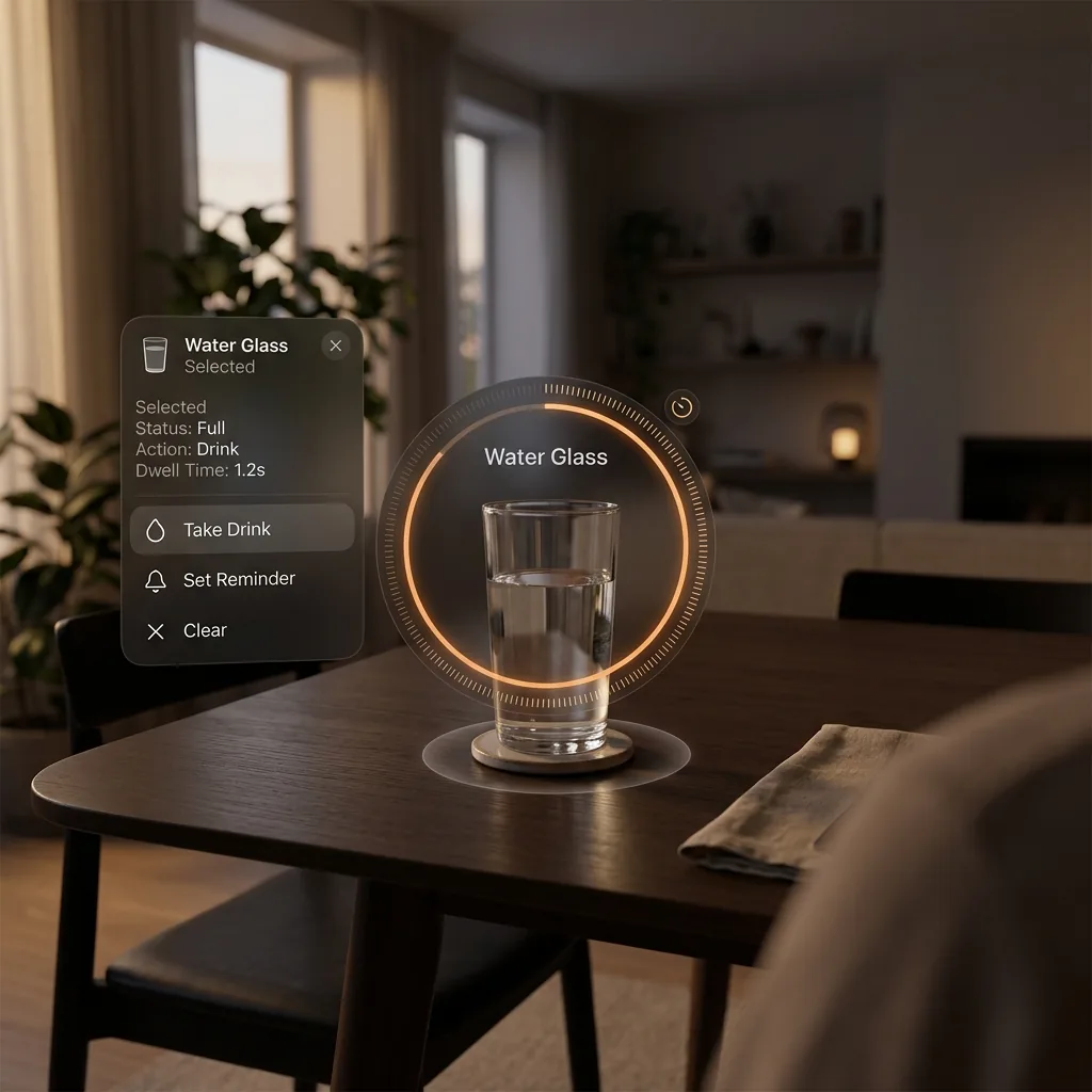 The Stare and Share spatial communication interface